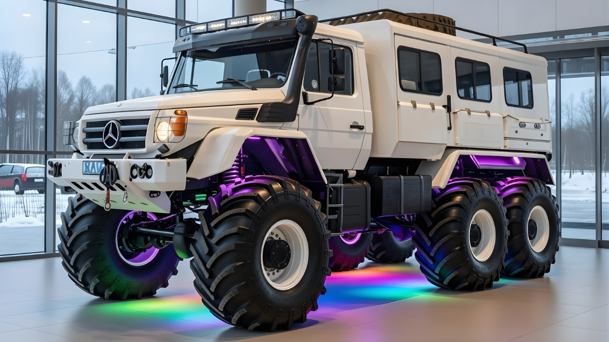 Mercedes Unimog 6x6 camper
